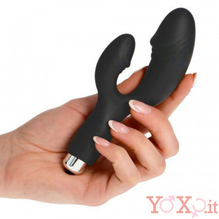 Vibratore Punto G con Bullet per Clitoride Way Real 15 x 3,3 cm.