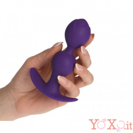 Cuneo Anale da Passeggio in Puro Silicone 11,8 x 3,9 cm.