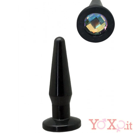 Plug Anale Timeless con Gemma Diamond 10,5 x 3,1 cm.