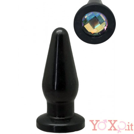 Plug Anale Timeless con Gemma Diamond 11,5 x 4,8 cm.