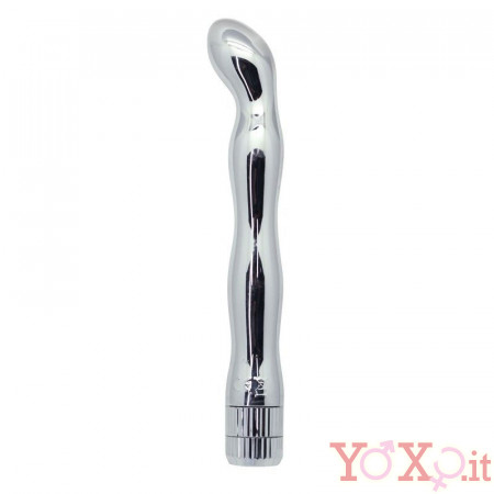 Vibratore G-Spot Timeless Turbo G Argento 17,6 x 2,4 cm.