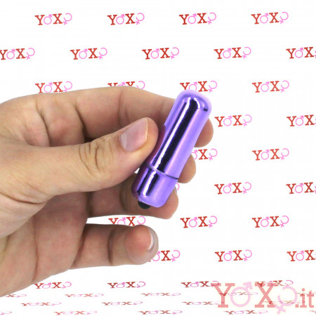 Mini Vibratore Impermeabile Viola 5 x 2 cm.