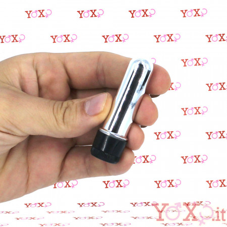Mini Vibratore Timeless Pocket Treasure Argento 6,6 x 1,6 cm.