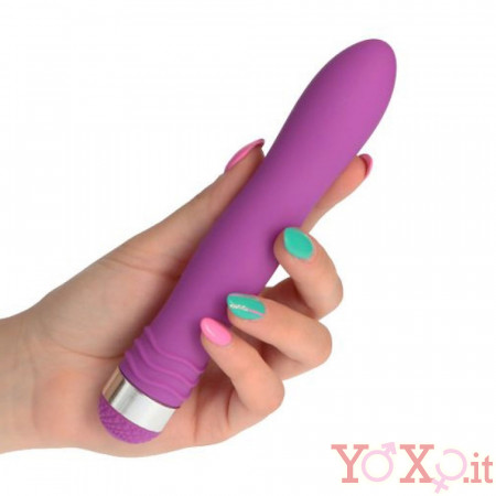 Vibratore classico BlackJack viola 17,5 x 2,9 cm.