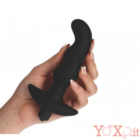 Stimolatore Vibrante Prostata e Perineo in puro Silicone 13 X 3,5 cm.