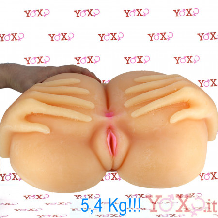 Culo Realistico a Pecorina Vagina ed Ano Penetrabili 5,4 Kg.