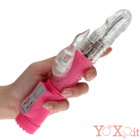 Vibratore Rabbit Bella 22 x 3,2 cm. Rosa