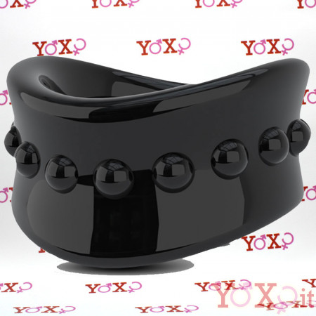 Stay Hard beef ball stretcher nero 3,8 x 2,5 cm.