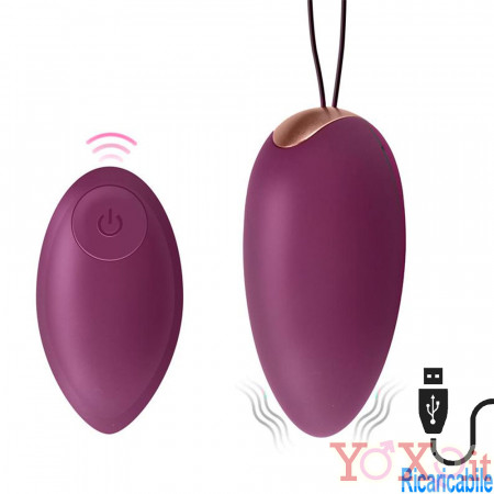 Garland 2.0 - Ovetto Vibrante Wireless in Silicone 8,3 x 3,5 cm. Fucsia