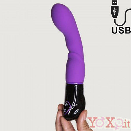 Adrien Lastic NYX 2.0 - Vibratore Punto G in silicone 21 x 3,6 cm. Viola Ricaricabile