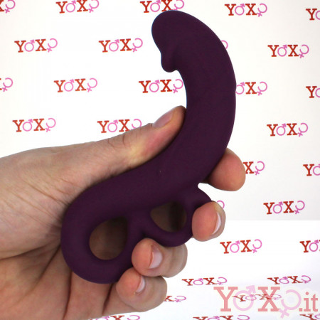 BIFINGER - Fallo Stimola Prostata o Punto G 14 x 3 cm. in Silicone Viola