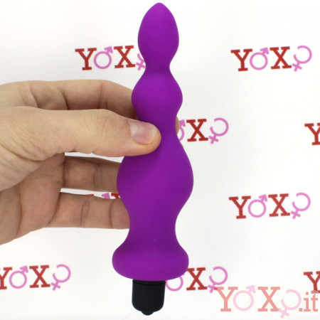 Adrien Lastic AMUSE - Cuneo Anale Vibrante in Silicone 16 x 3,9 cm.