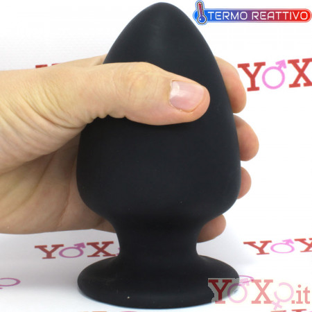 Cuneo anale Dual Density Termo Reattivo nero 13 x 7,2 cm.