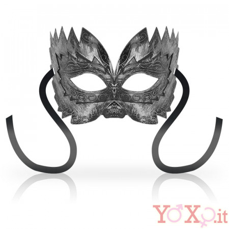 Maschera DONGIOVANNI in Stile Veneziano  Argento