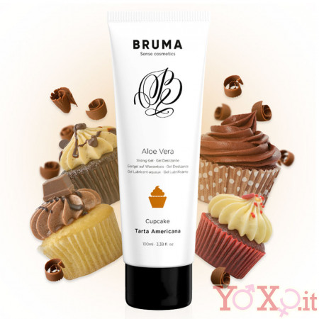 Gel Lubrificante Lenitivo con ALOE Aroma Cupcake 100 ml