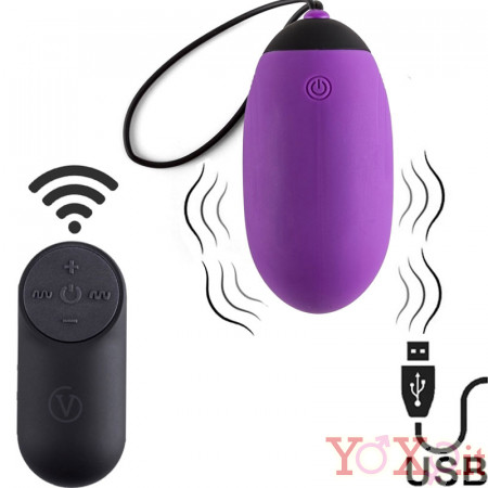 Ovetto Vibrante Sirio USB Ricaricabile 8 x 4 cm.
