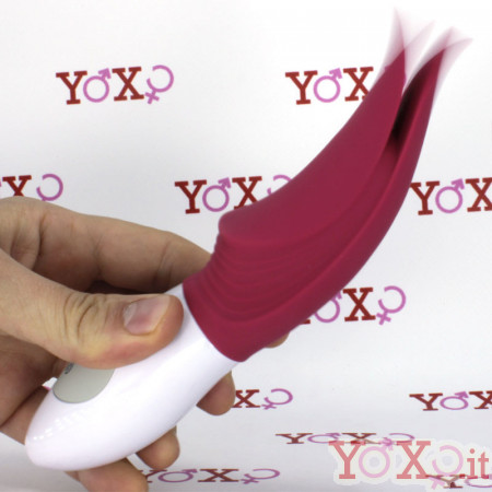 Bennu - Vibratore in silicone magenta per stimolazione interna ed esterna