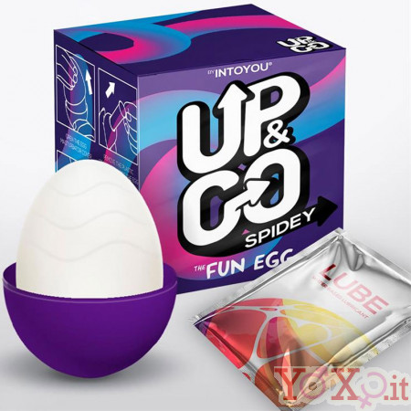 Ovetto masturbatore maschile in silicone - Up&Go Spidey Egg