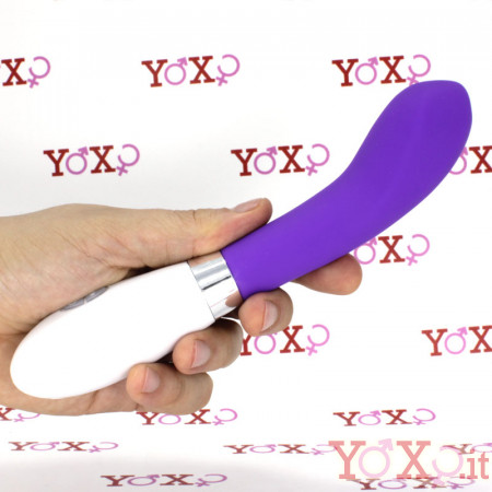 Vibratore in silicone viola 21 x 3,4 cm.