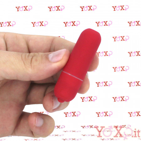 Mini Vibratore Bullet 5,5 x 1,8 cm. Rosso