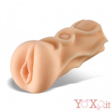 Gem - Masturbatore a Forma di Vagina in Morbido TPE Color Carne