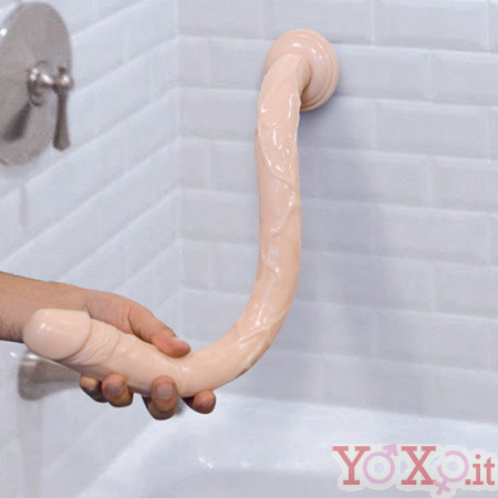 Gut Snake Realistico Dildo Flessibile con Ventosa 49,5 x 3,8 cm. Color Carne