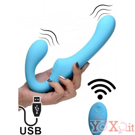 Fallo Indossabile Vibrante Senza Lacci Kenis con Telecomando USB Ricaricabile 