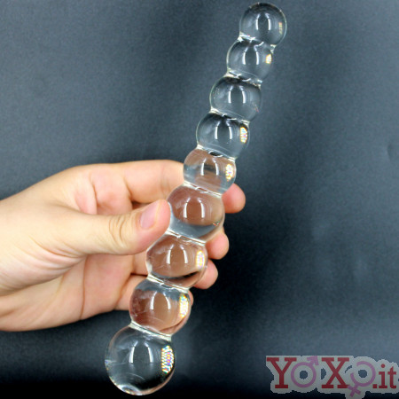 Fallo in Vetro Pyrex Infrangibile con 9 Sfere Progressive 22 x 3 cm. Frozen Fountain