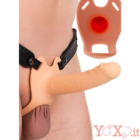 Fallo Cavo per Uomo in Silicone 18 x 4 cm.