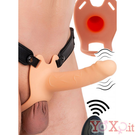 Fallo Cavo Vibrante per Uomo in Silicone 18 x 4 cm