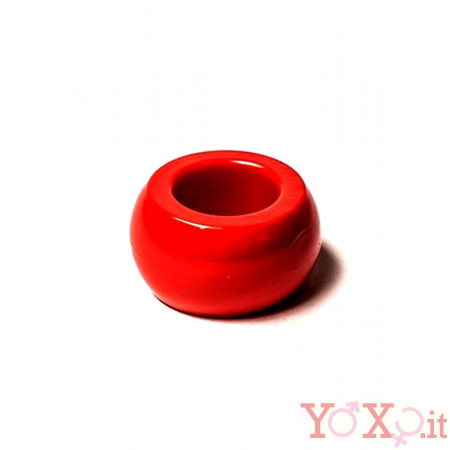 COCKRING Estendibile in TPR Tight Fluffer Rosso