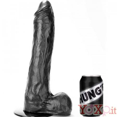 Fallo realistico gigante Maxim nero 33,5 x 6,6 cm.