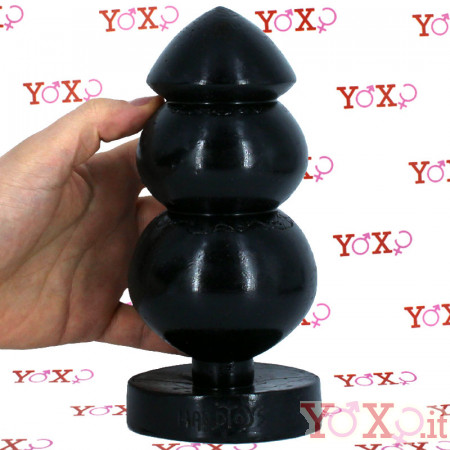 Chinese - Cuneo Anale Progressivo 19,5 x 8,5 cm. Nero