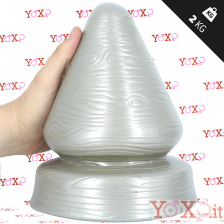 Sirup L - Cuneo Anale Gigante Striato 22 x 14,5 cm. Grigio Chiaro