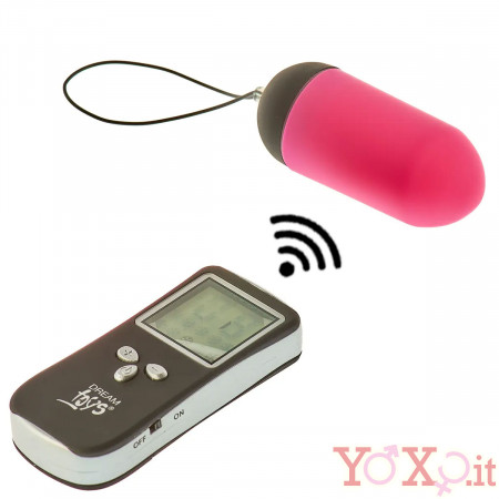 OMAGGIO Ovetto Vibrante Telecomandato Wireless 8 x 3,2 cm. Rosa