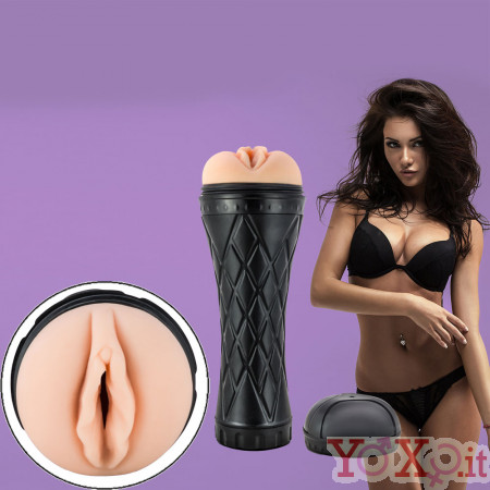 Tori - Masturbatore a Forma di Vagina 22,5 x 8,5 cm. Color Carne