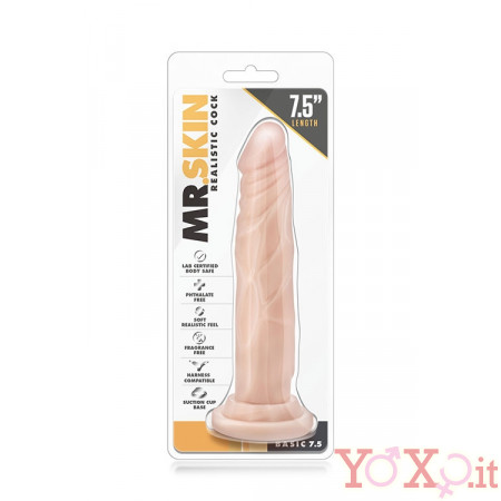 Dr Skin Fallo Realistico Morbido e Flessibile 17,5 X 3,5 cm.