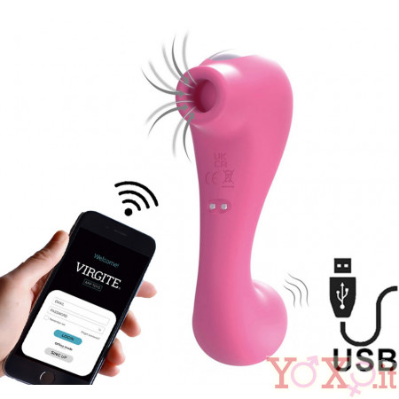 Stimolatore con Succhia Clitoride e Vibrazione con APP 