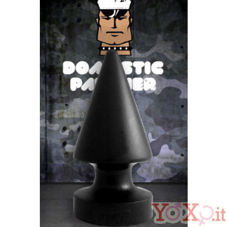 DOMESTIC PARTNER - Cuneo Anale Butt Plug Crack Attack Large - 22 x 10 cm.