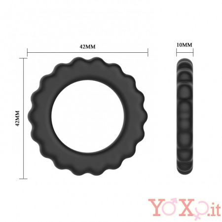 BAILE - TITAN COCKRING BLACK 4,2 CM