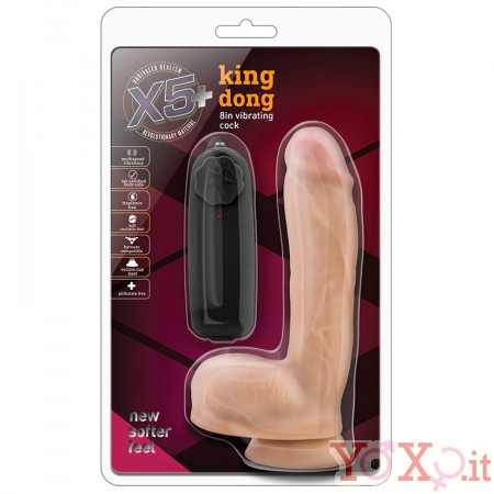 Vibratore Realistico X5 Morbido e Flessibile 20 x 4,5 cm.