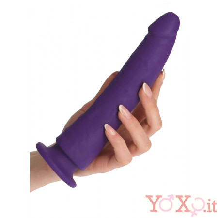 Fallo Realistico in Puro Silicone colore Viola 20 x 3,5 cm.