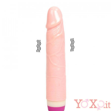 Vibratore Flesh con Venature 20 x 3,7 cm
