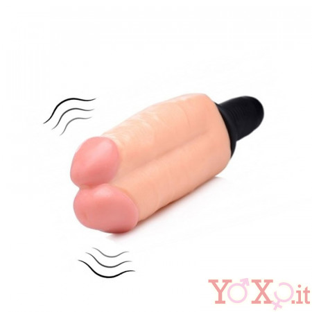 Doppio Dildo Vibrante 19 x 7 cm 