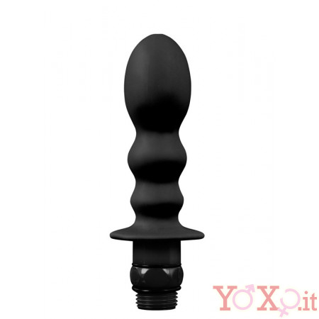 Soffione per Lavaggio Anale in Puro Silicone con Attacco Universale 13 X 3,3 cm.
