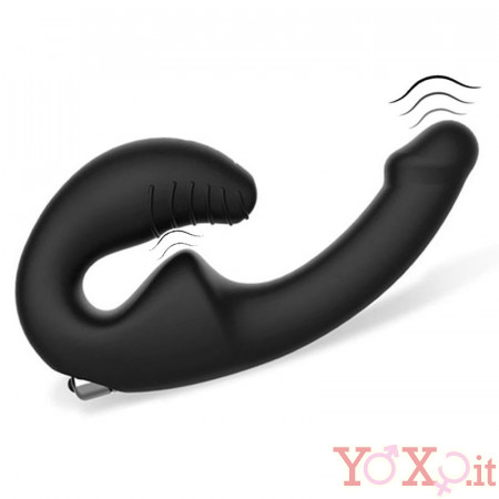 StrapOn Strapless Vibrante Senza Lacci in Puro Silicone Herrules