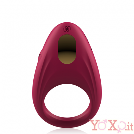 Anello Fallico Vibrante Cici Rosso USB