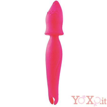 Massaggiatore Clitorideo Treasure in Silicone Rosa USB 22 x 4 cm