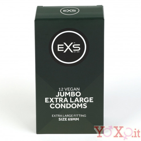 Preservativi XXL Jumbo EXS Profilattici 12 Pz.