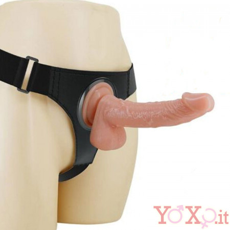 Imbracatura Strapon Universale per Donna con Dildo Kevin 17 x 3,5 cm